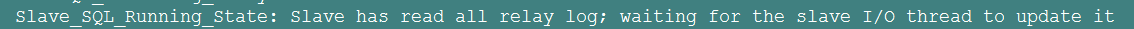 SQL 线程状态